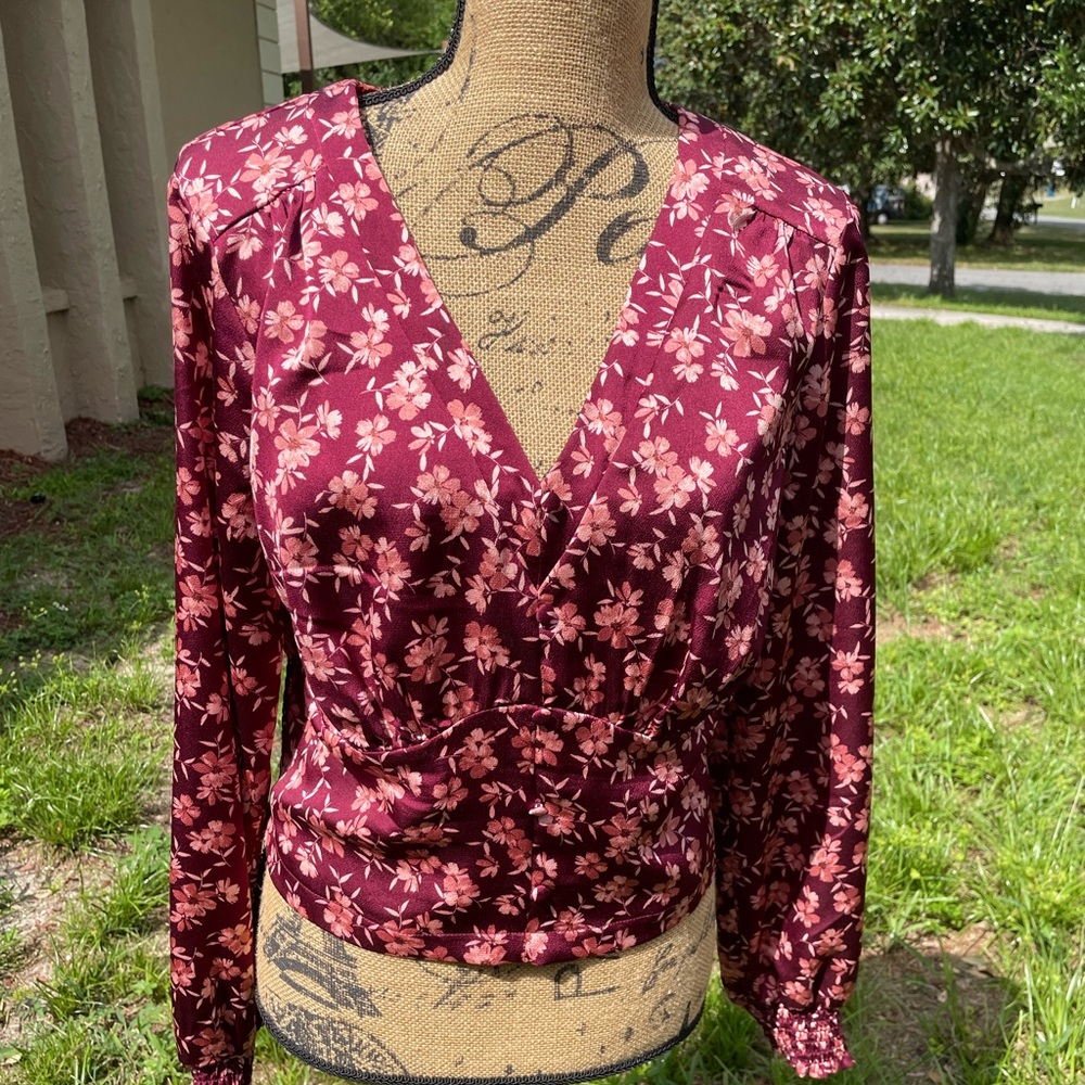 Long sleeve blouse